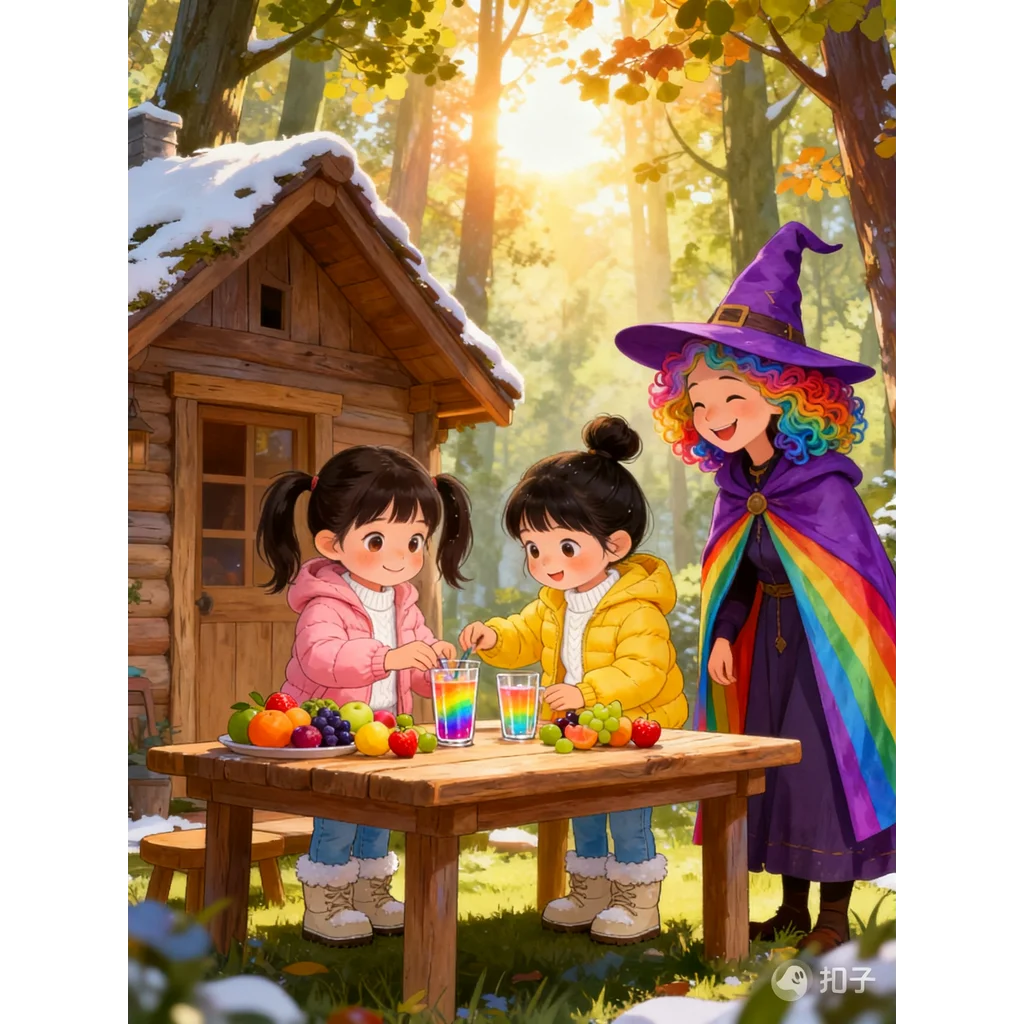 莉莉和欣欣的彩虹果汁店